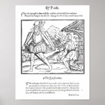 A Rich Man Spurns a Ragged Beggar Print