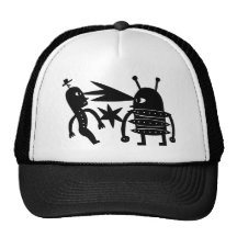 A Robot From Mars Mesh Hats