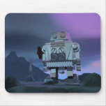 A Robot Moon Walker Mousepad