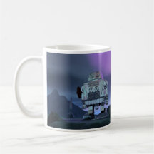 A Robot Moon Walker Mug