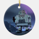 A Robot Moon Walker Ornament