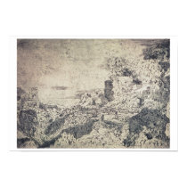 A Rocky Landscape (engraving) posters