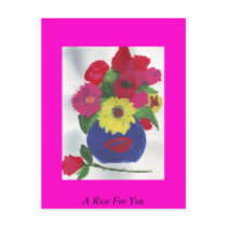 A Rose For You Post Card