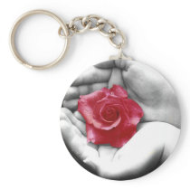 A Rose in the Hand 2 Key Chain