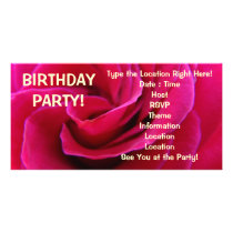 A Rose Pink Roses Rose Garden OK DSC06207, BI... Custom Photo Card