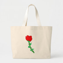 a-rose tote bag
