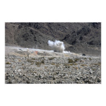 A round from an AT-4 small rocket launcher Photographic Print