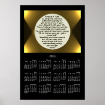 A Round Tuit calendar ~ print