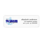 A Sailor Anchored my Heart Address Labels