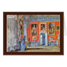 A Salon By Turner Joseph Mallord William Card