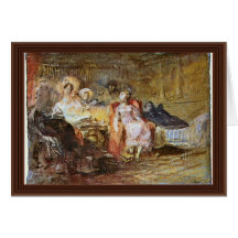 A Salon By Turner Joseph Mallord William Cards