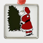 A Santa Claus ornaments