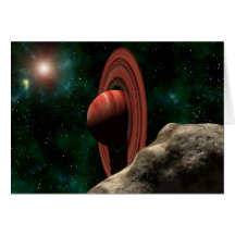 A Saturn Like Planet Card