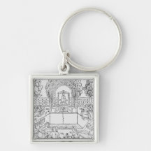 A Scene from the Decameron Key Chains