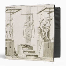 A Sculptor's Studio, c.1800 (engraving) Vinyl Binders