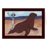 A Seal Friend Greeting Card