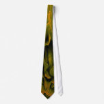 A Sensuous Gold and Green Floral Tie!