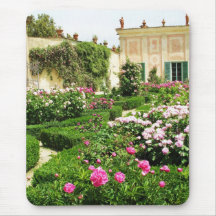A Serene Formal Rose Garden Mousepad