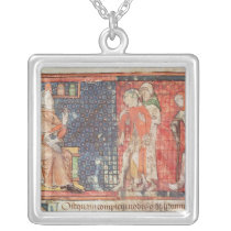 A sick man and a crippled man presented to custom necklace