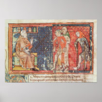 A sick man and a crippled man presented to print