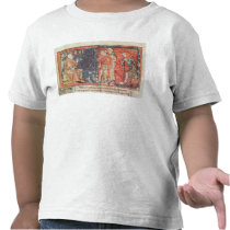A sick man and a crippled man presented to tee shirt