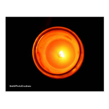 A Single Flame Post Card