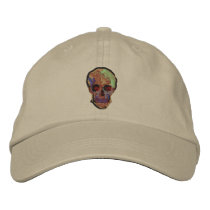 A Skull by Vincent van Gogh Embroidered Hats