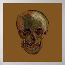 A Skull by Vincent van Gogh Posters