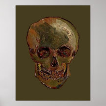 A Skull by Vincent van Gogh Poster