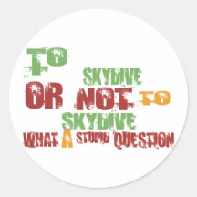 À Skydive Autocollant