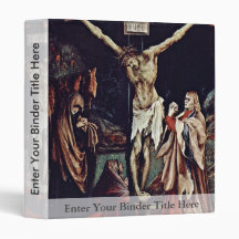 A Small Crucifixion: Christ On The Cross, Mary Mag Binders
