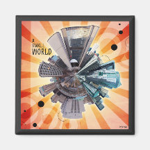 A Small World Fridge Magnet
