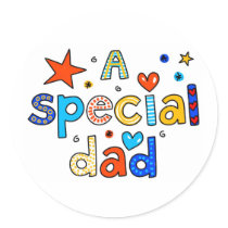 A Special Dad Stickers