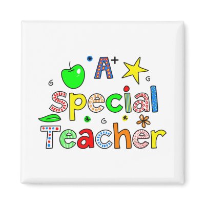 A Special Teacher Fridge Magnet by prawny