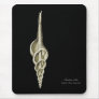 A spindle snail mouse pad