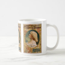 A Spring Chicken, 'Madeline Marshall' Retro Theate Coffee Mugs