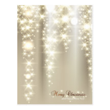A Sprinkle of Gold and Silver at Christmas Postcards