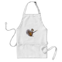 A Squirrel Playing Guitar Aprons