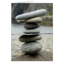A Stack of Rocks Note Card