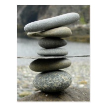 A Stack of Rocks Postcard