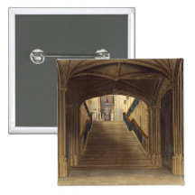 A Staircase, Windsor Castle, from 'Royal Residence Pinback Button