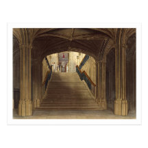 A Staircase, Windsor Castle, from 'Royal Residence Post Card