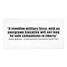 A Standing Military Force an Overgrown Executive Photo Greeting Card