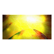 A Star Is Born - Science Fiction Digital Art Photo Greeting Card