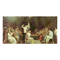A Steam Bath By Chassériau Théodore (Best Quality) Photo Card Template