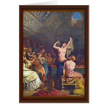 A Steam Bath Details By Chassériau Théodore Card