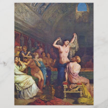 A Steam Bath Details By Chassériau Théodore Flyer