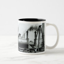 A Steam-Engine Manufactory and Iron Works Coffee Mug