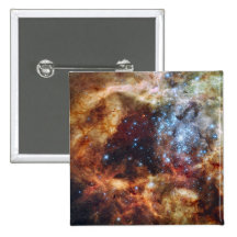 A stellar nursery known as R136 Pinback Button