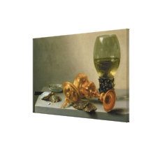 A Still Life with a Roemer and a Gilt Cup Gallery Wrap Canvas
